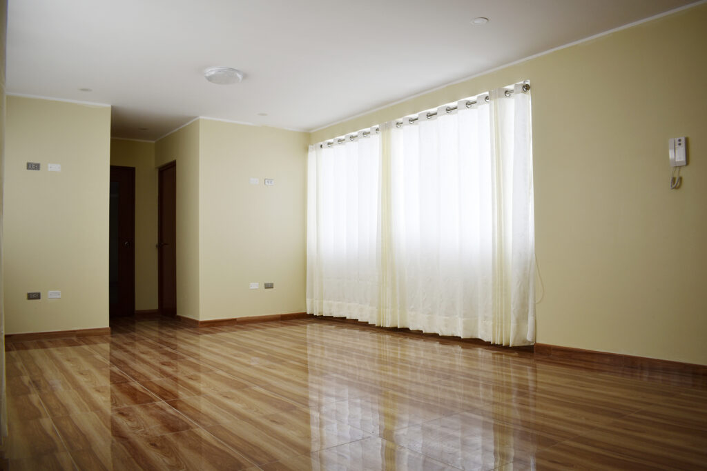 Área de la comedor de departamento sin amoblar